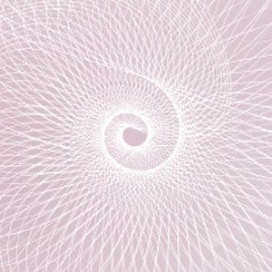 A spiral image in pink represening client tesimonial photo.